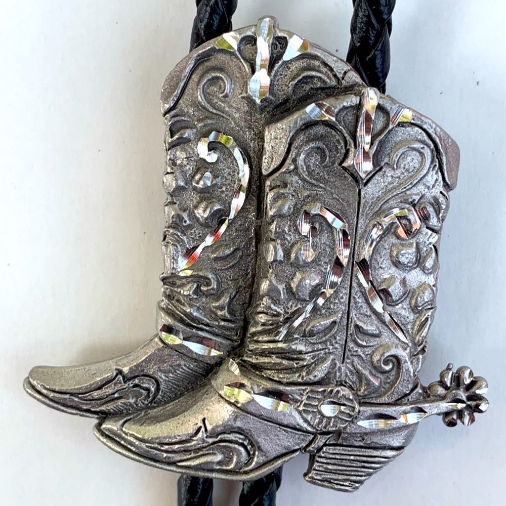 Cowboy Boots Bolo Tie